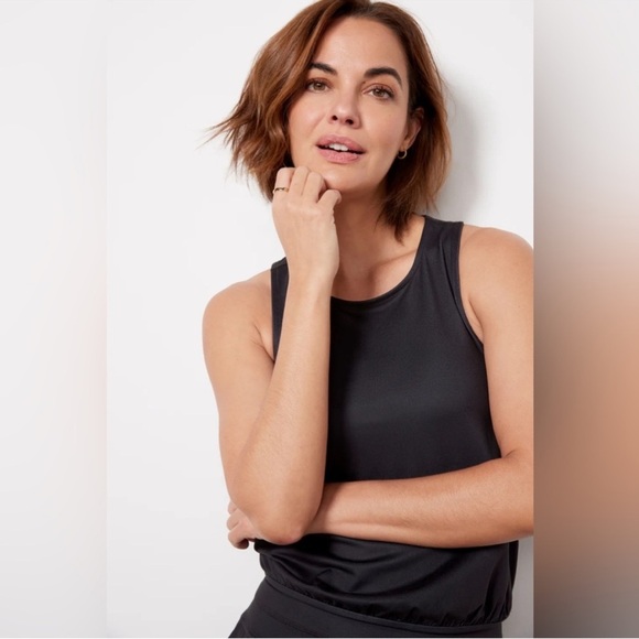 *NWT* Sweaty Betty Gaia Yoga Dress - Black - Picture 4 of 7